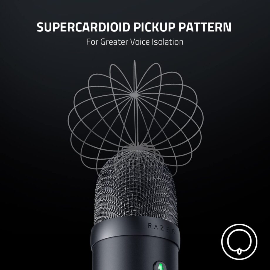Razer Seiren V2 X USB Streaming Microphone - Black