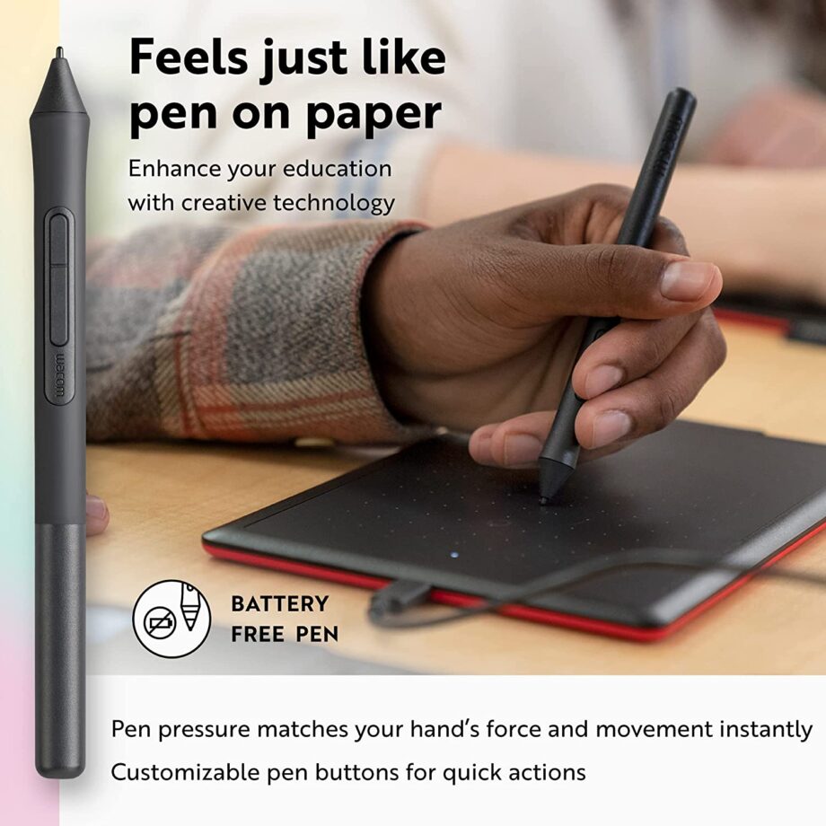 One by Wacom Small Graphics Drawing Tablet (‎CTL-472)