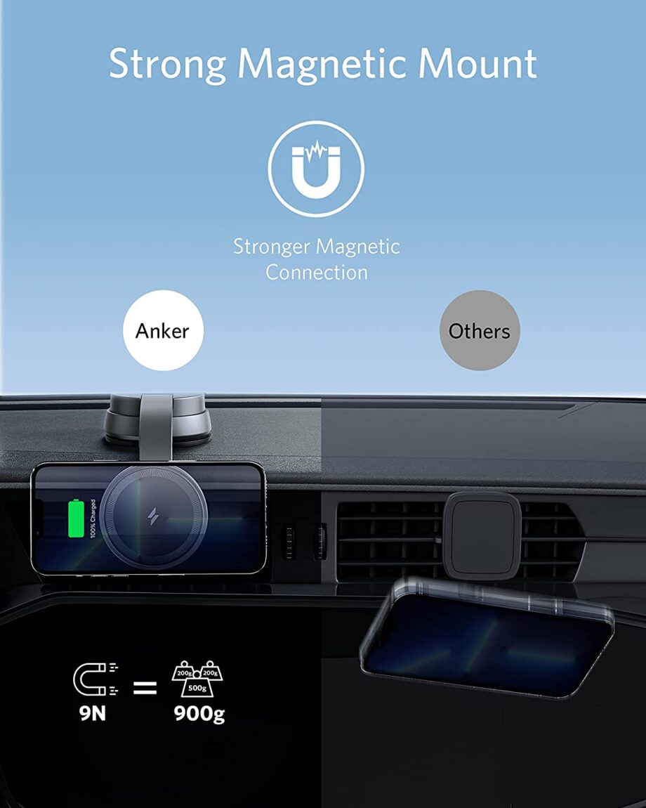Anker 613 Magnetic Wireless Car Charger (MagGo)
