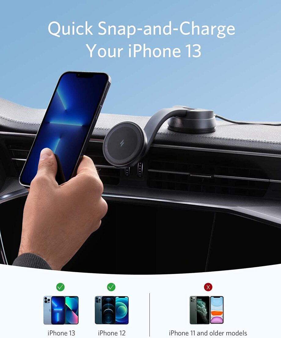 Anker 613 Magnetic Wireless Car Charger (MagGo)