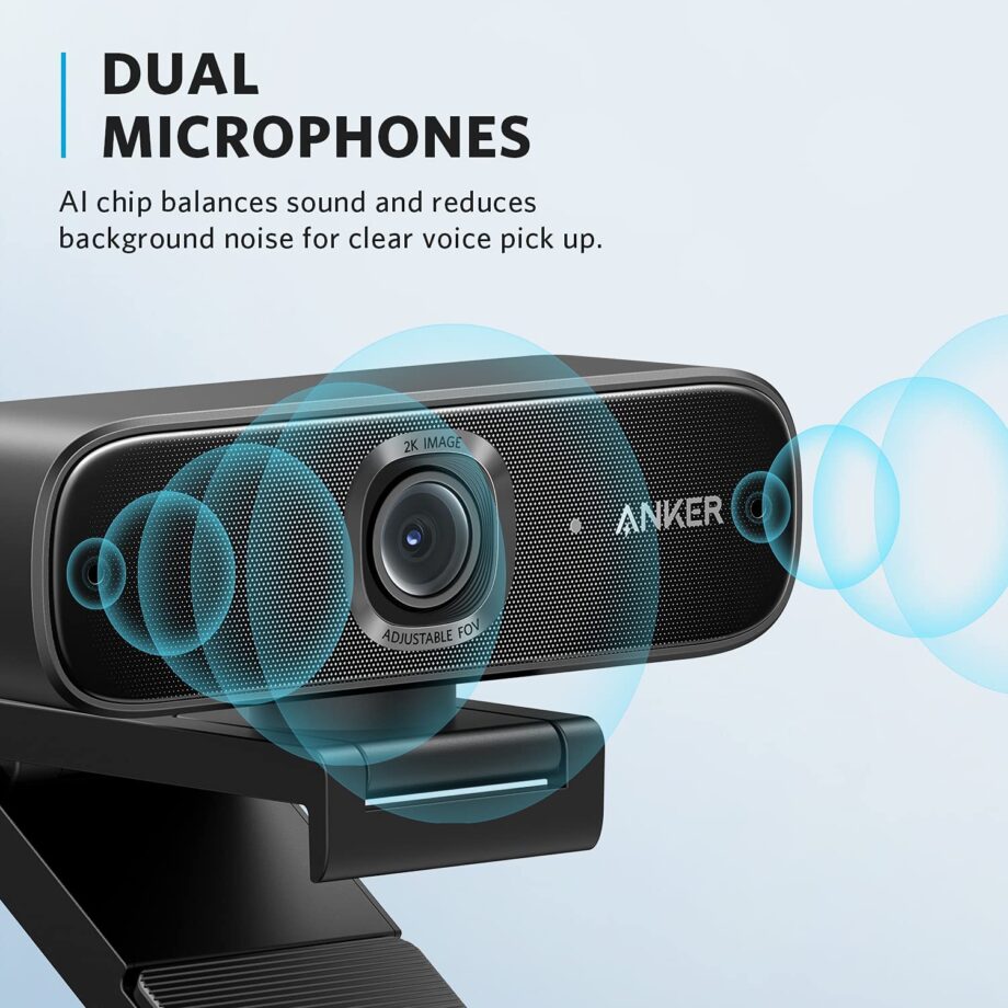 Anker PowerConf C302 Smart 2K QHD Webcam
