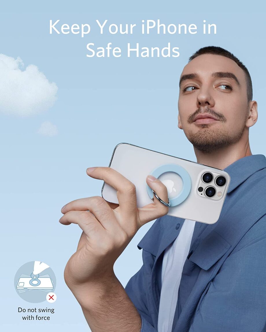 Anker 610 Magnetic Phone Grip (MagGo) - Misty Blue