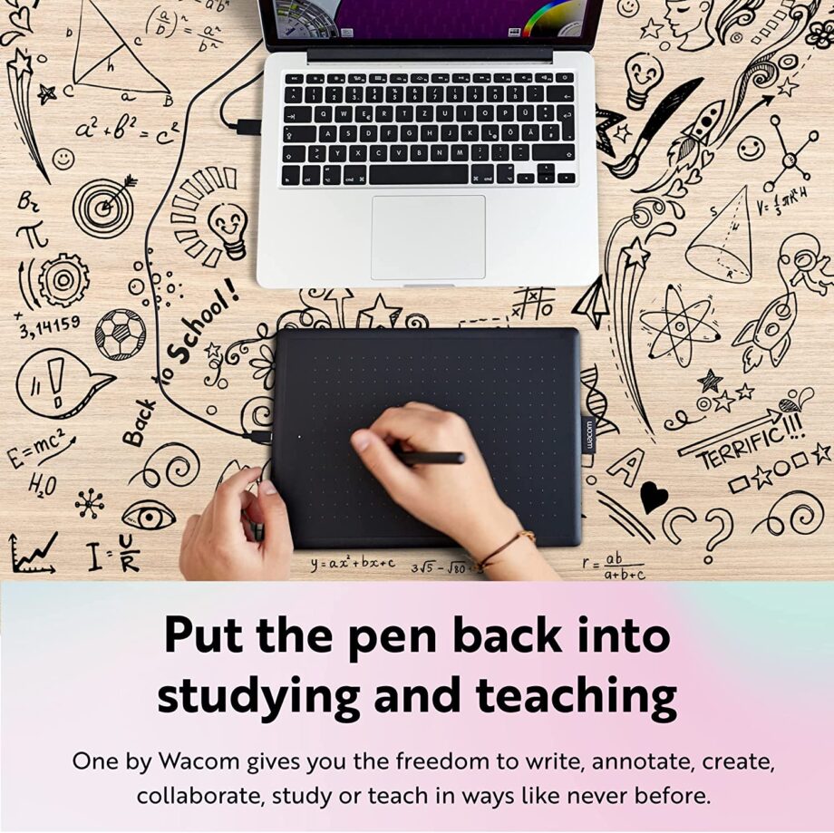 One by Wacom Small Graphics Drawing Tablet (‎CTL-472)