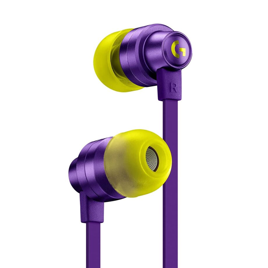 Logitech G333 Gaming Earphones With Mic - Purple