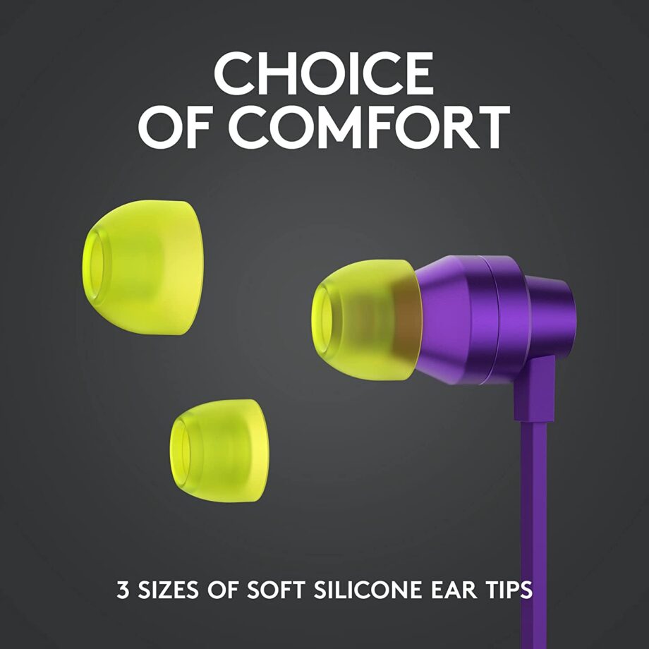 Logitech G333 Gaming Earphones With Mic - Purple