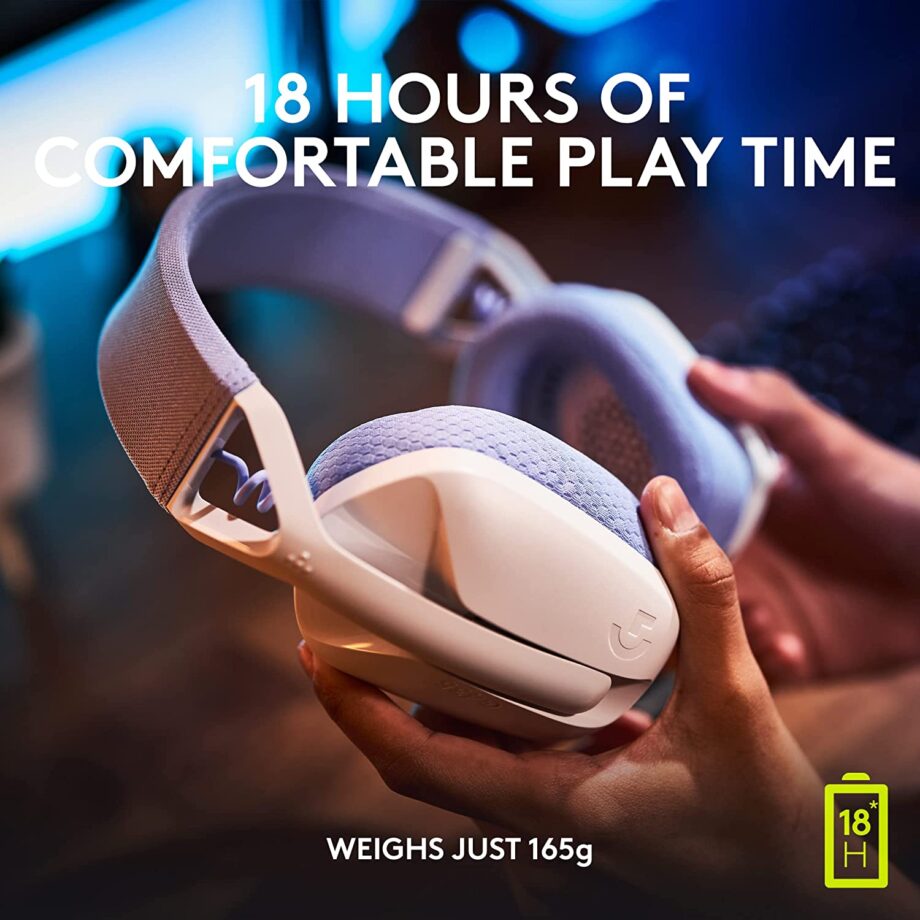 Logitech G435 LIGHTSPEED and Bluetooth Wireless Gaming Headset - White