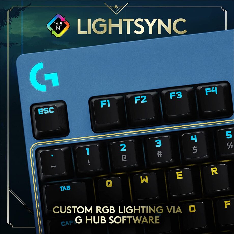 Logitech G PRO LIGHTSYNC RGB Mechanical Gaming Keyboard - Official League of Legends Edition