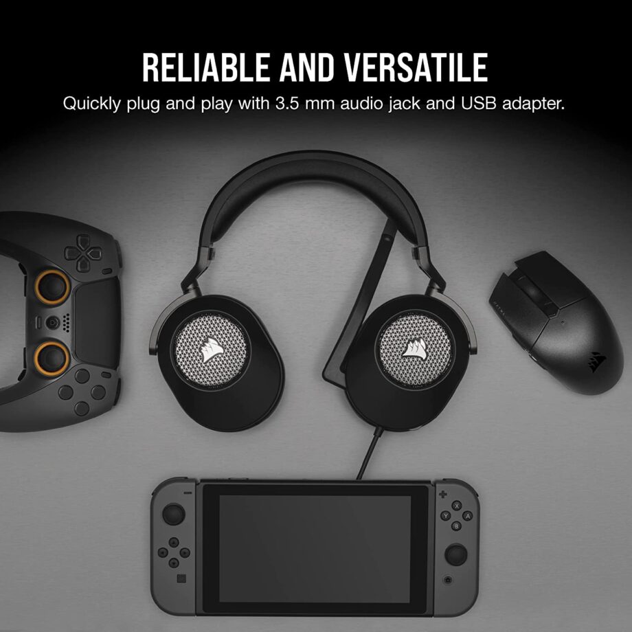 Corsair HS65 Dolby Audio 7.1 Surround Sound Gaming Headset - Carbon