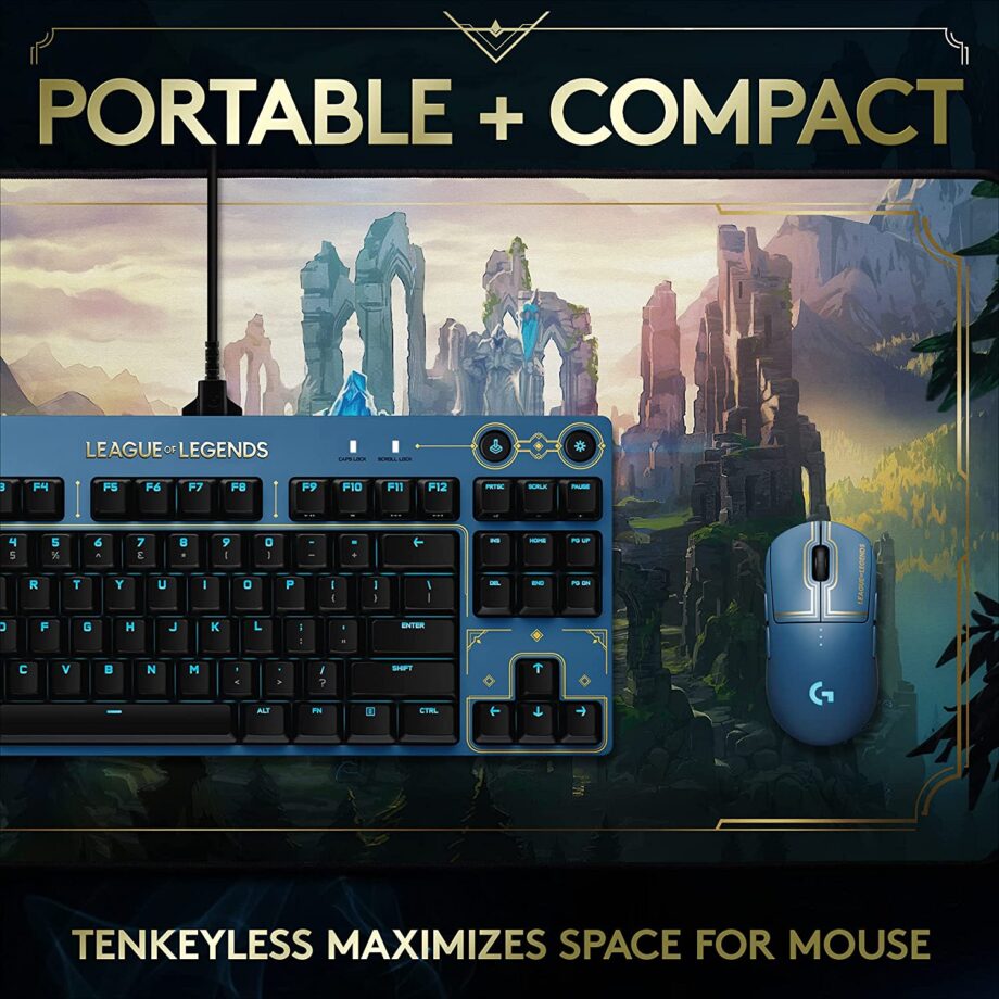 Logitech G PRO LIGHTSYNC RGB Mechanical Gaming Keyboard - Official League of Legends Edition