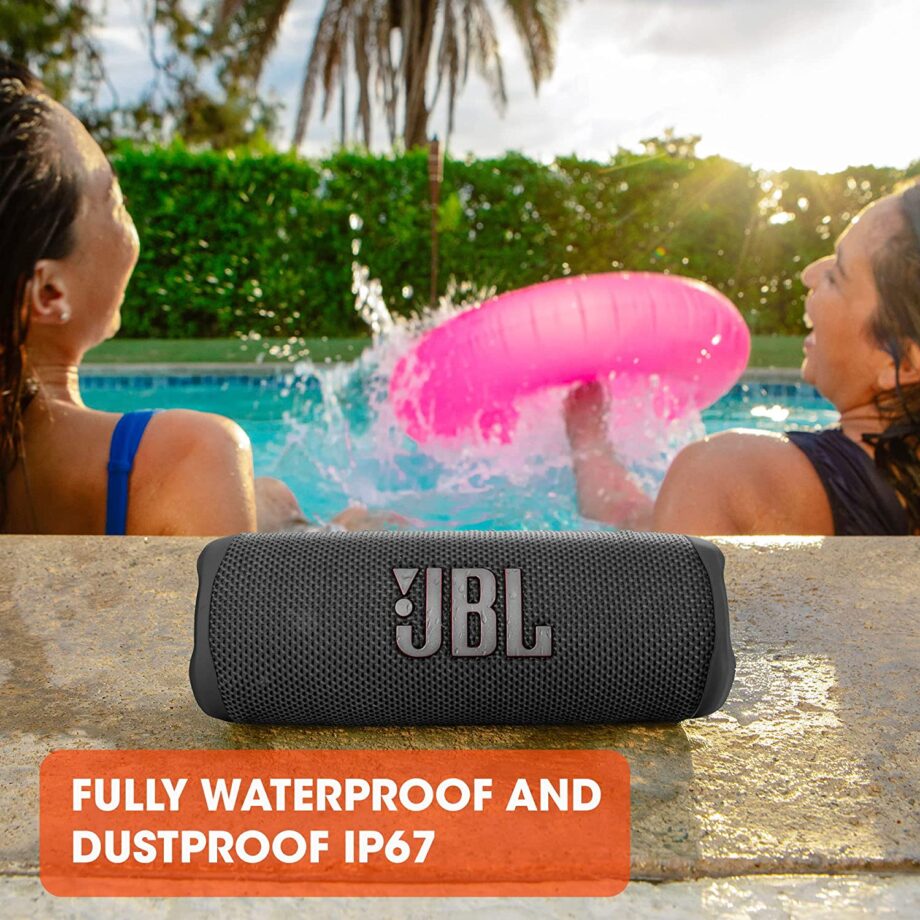 JBL Flip 6 Waterproof Portable Bluetooth Speaker - Black