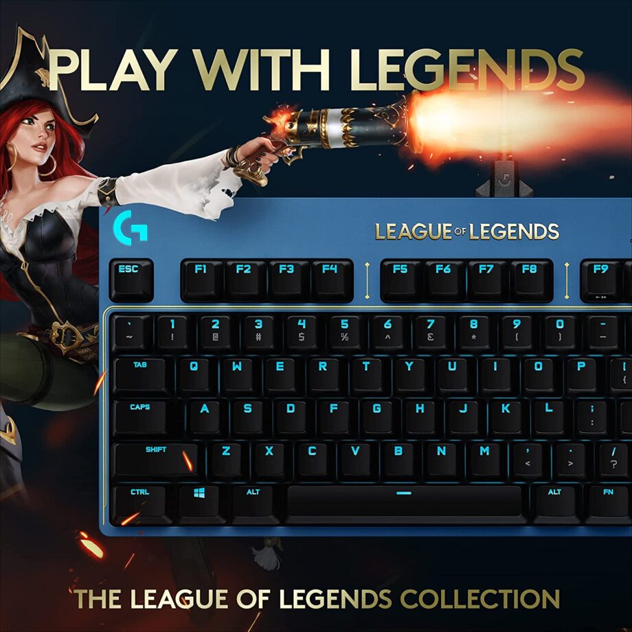 Logitech G PRO LIGHTSYNC RGB Mechanical Gaming Keyboard - Official League of Legends Edition
