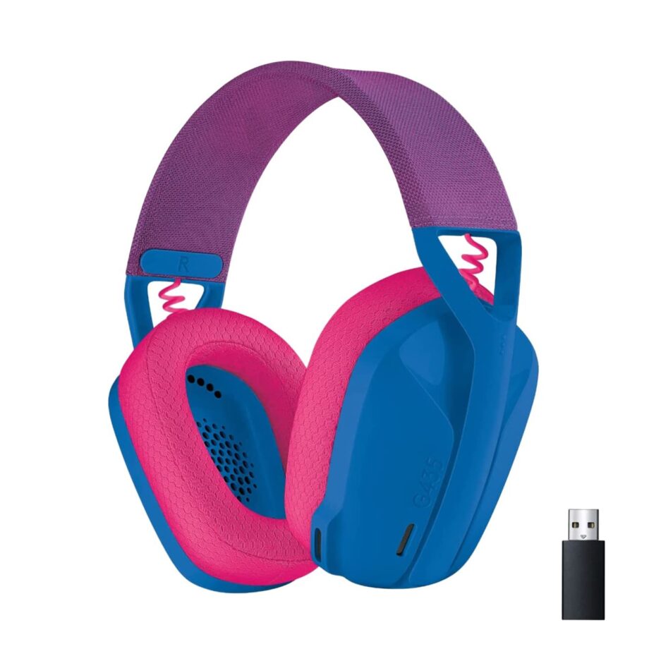 Logitech G435 LIGHTSPEED and Bluetooth Wireless Gaming Headset - Blue
