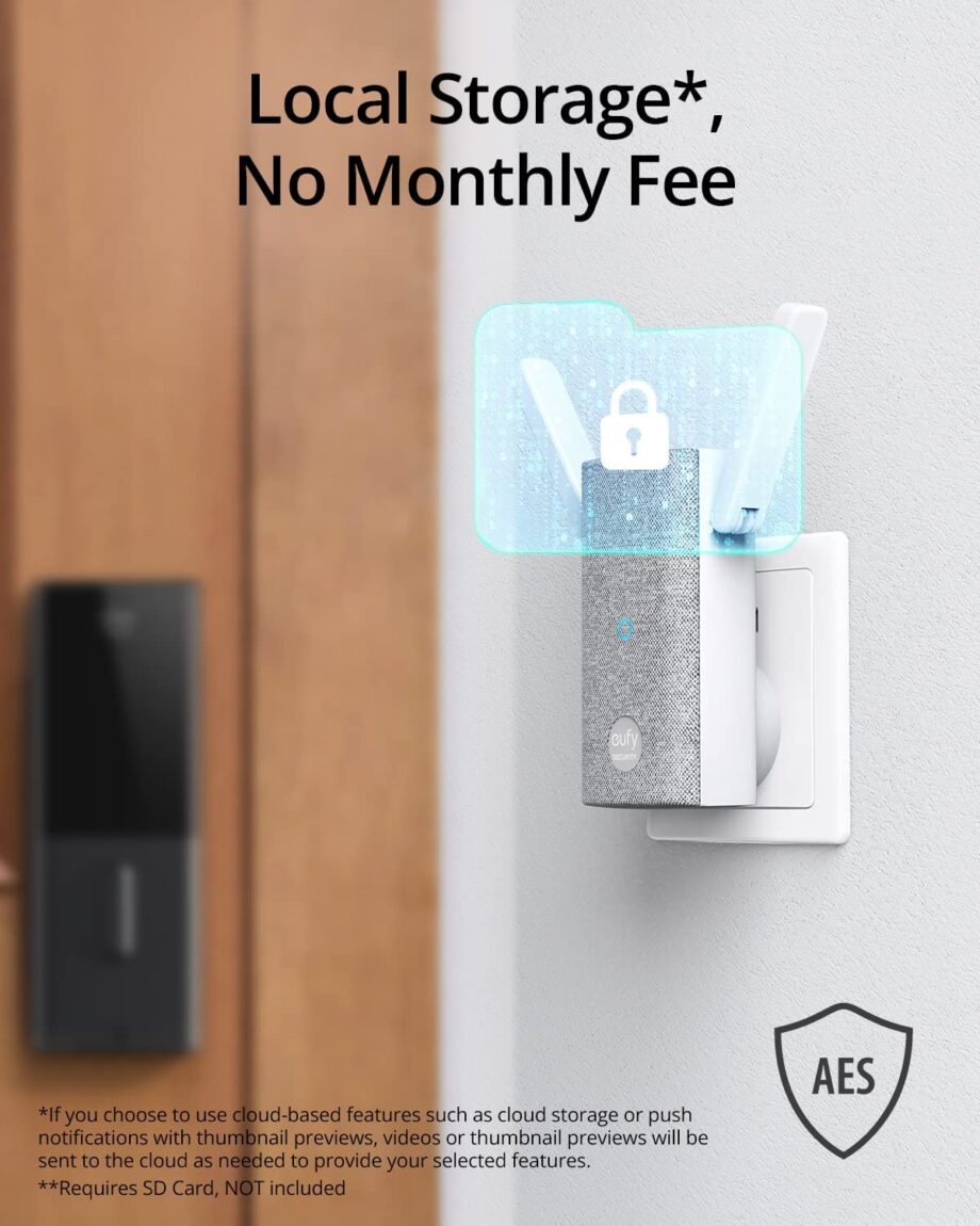 Anker Eufy S330 3-in-1 2K Camera+Doorbell+Fingerprint Keyless Entry Door Lock