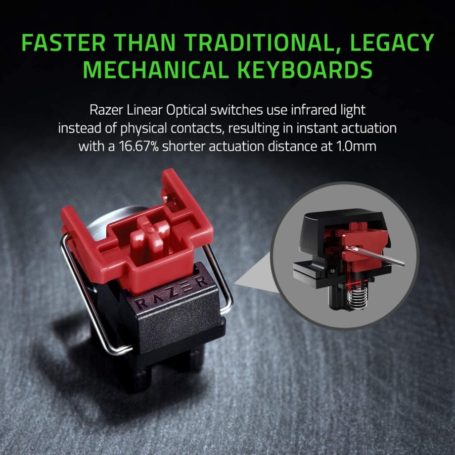 Razer Huntsman Mini 60% Linear Optical Switches - Black