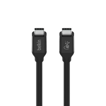 Belkin USB4 USB C to USB C 100W 40 Gbps Transfer Speed Cable - 0.8M