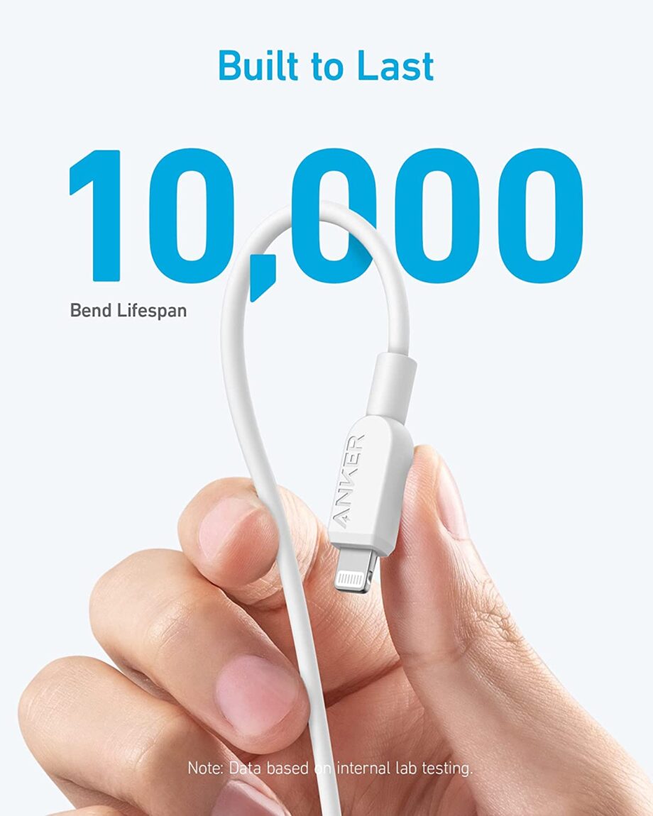 Anker Powerline 310 USB C to Lightning Cable 1.8M – White