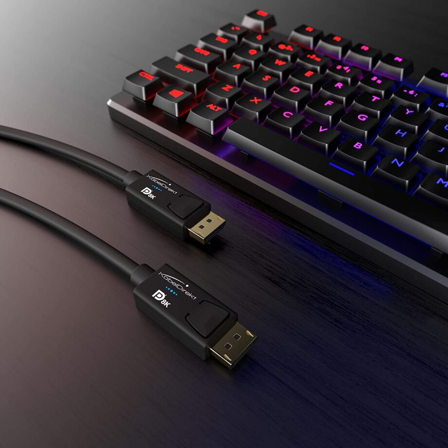 KabelDirekt 8K DisplayPort DP 1.4 Cable - 1.5M