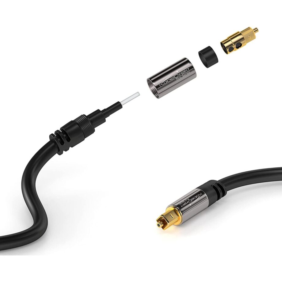 KabelDirekt Toslink Optical Audio Cable - 2M
