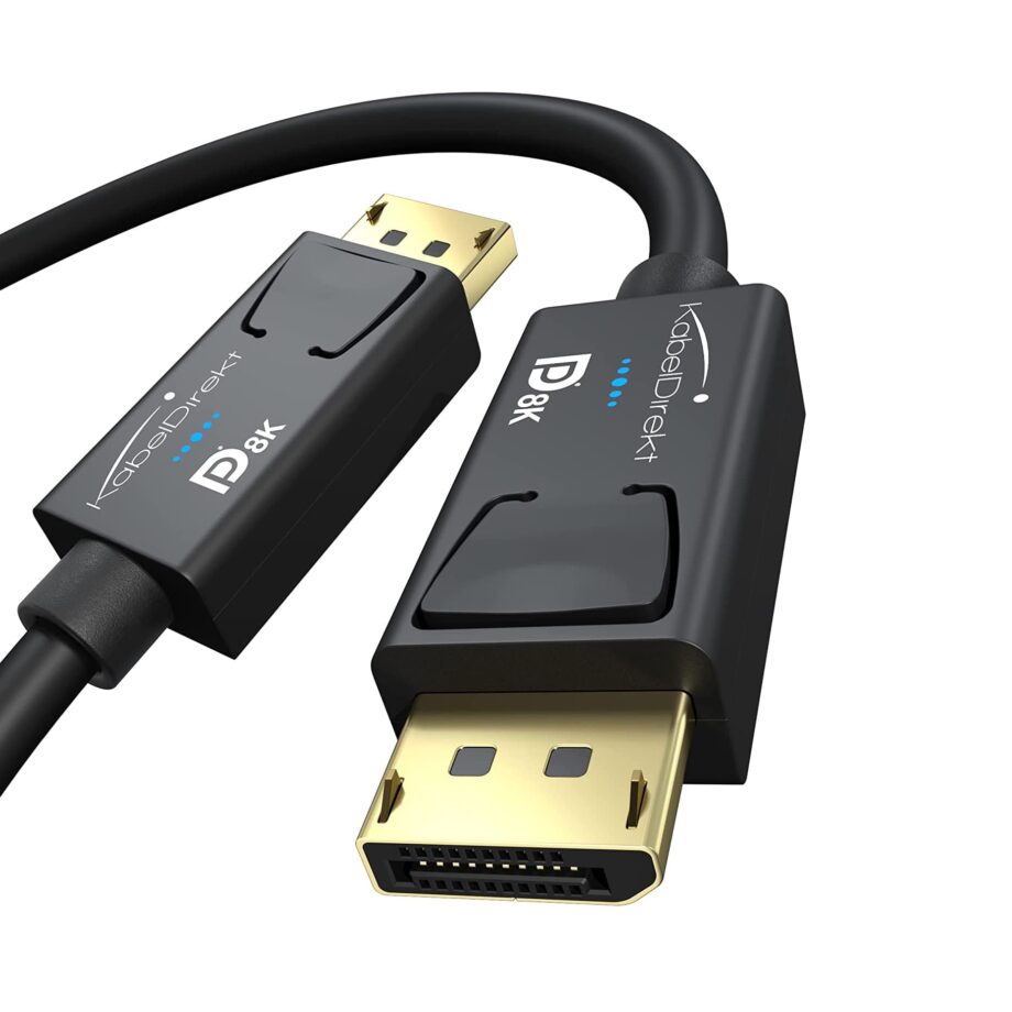 KabelDirekt 8K DisplayPort DP 1.4 Cable - 1.5M