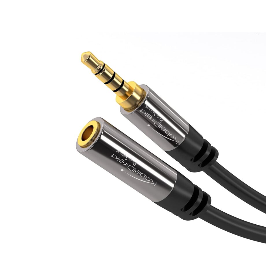 KabelDirekt 3.5mm Headphone Extension Cable - 10M