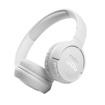 JBL T510BT On-Ear Wireless Bluetooth Headphone - White