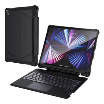 Choetech Wireless Keyboard and Touchpad For IPad Pro 12.9" 2020-2021 - Arabic / English Layout