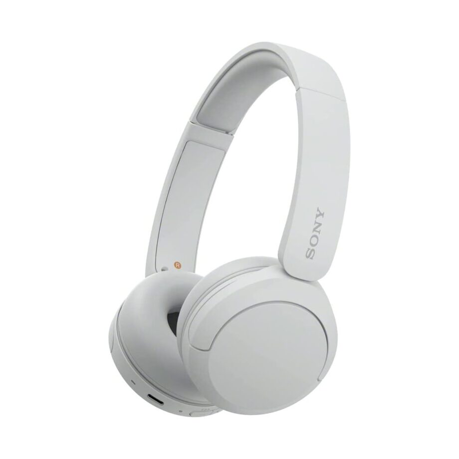 Sony WH-CH520 Wireless On-Ear Bluetooth Headset – White