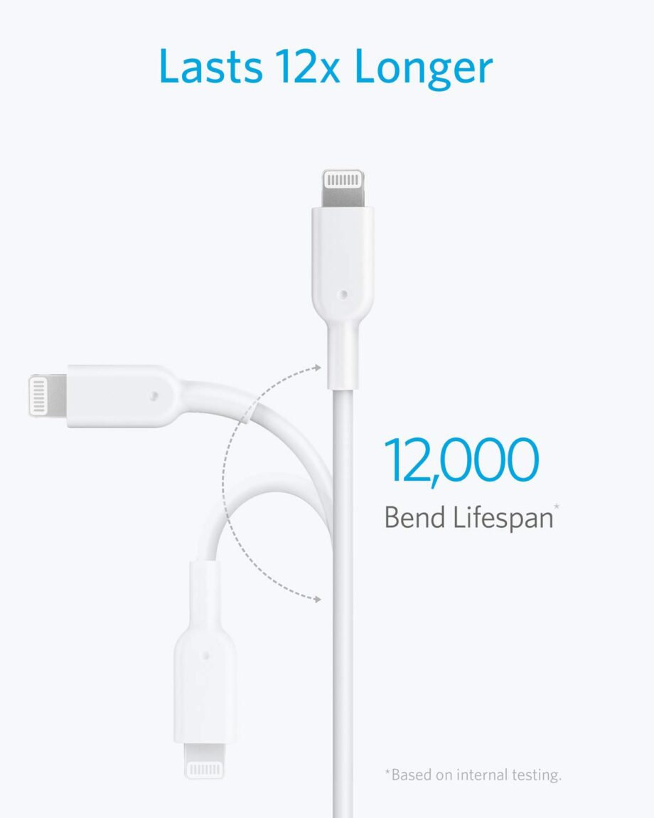 Anker Powerline 321 USB C to Lightning Cable 1.8M – White