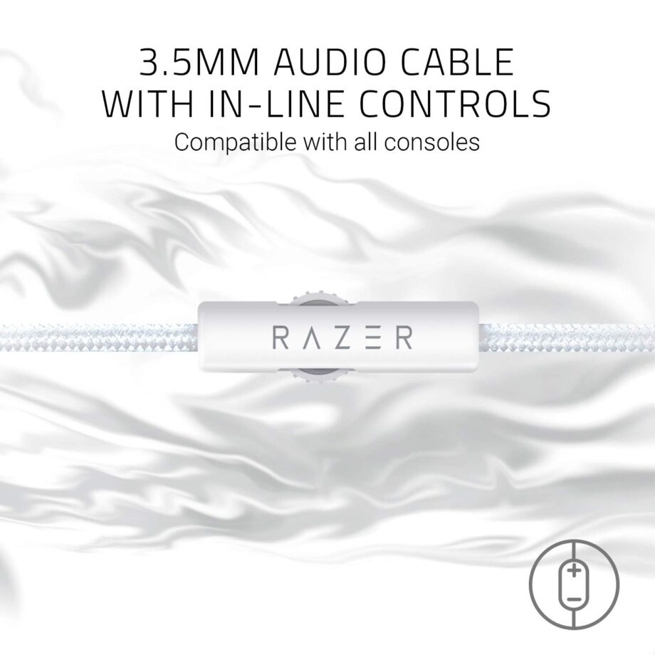 Razer Kraken Multi-Platform Aluminum Frame Gaming Headset - Mercury White