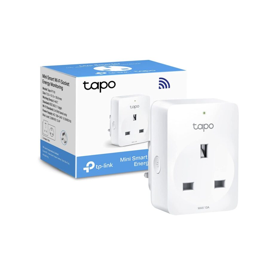 TP-Link Mini Smart Wi-Fi 13A Socket with Energy Monitoring (Tapo P110 MK)