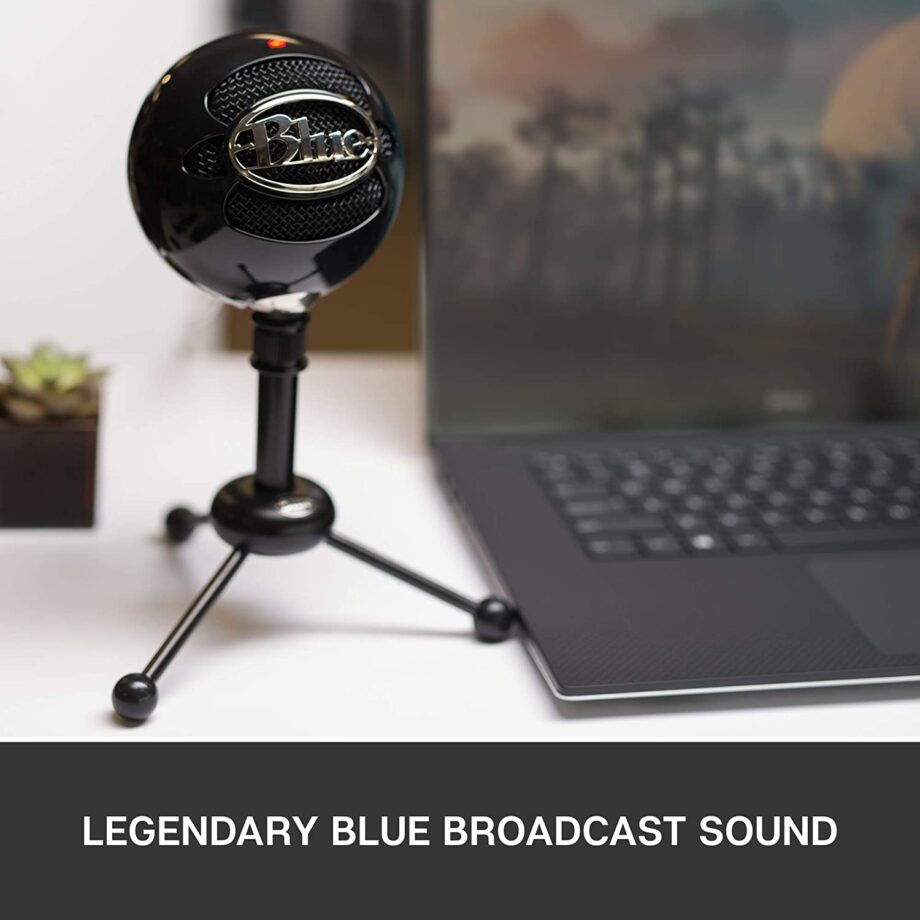 Logitech for Creators Blue Snowball USB Microphone - Black