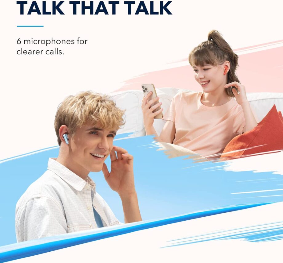 Anker Soundcore Life P3 Multi Mode Active Noise Cancelling TWS - Coral Red