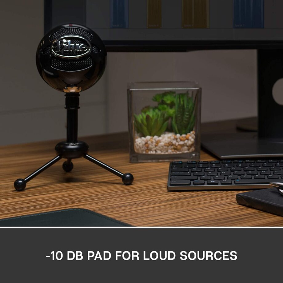 Logitech for Creators Blue Snowball USB Microphone - Black