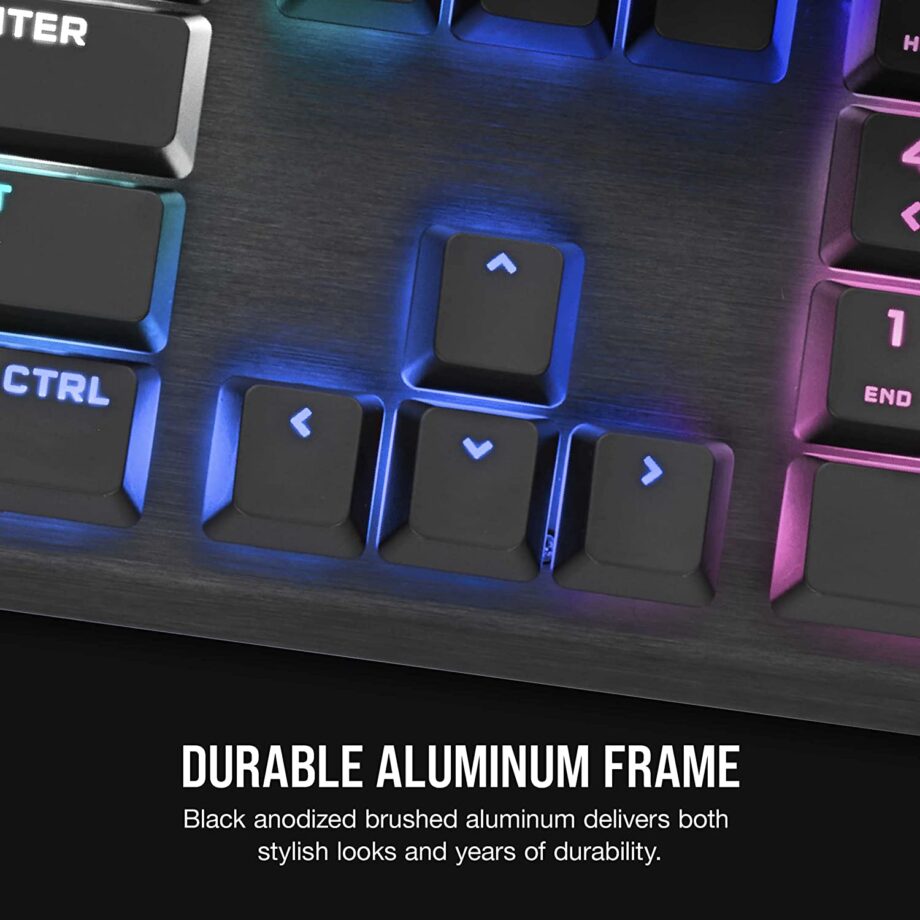 Corsair K60 RGB Pro Wired Mechanical Gaming Keyboard - CHERRY VIOLA