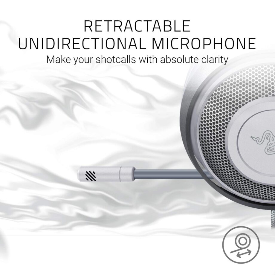 Razer Kraken Multi-Platform Aluminum Frame Gaming Headset - Mercury White