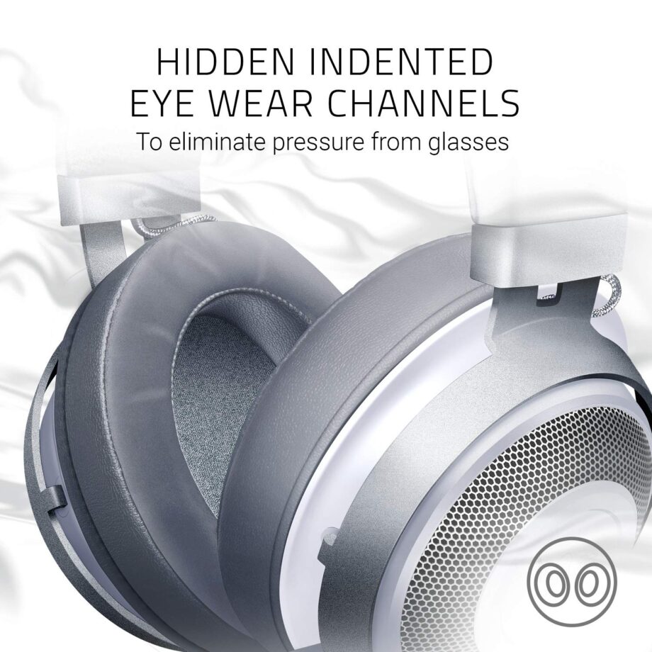 Razer Kraken Multi-Platform Aluminum Frame Gaming Headset - Mercury White