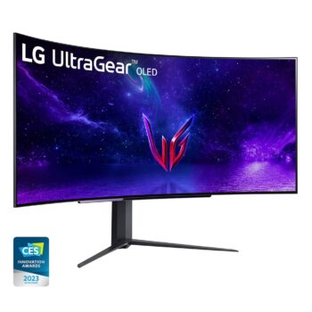 LG 45GR95QE-B 45'' UltraGear™ OLED Curved Gaming Monitor WQHD with 240Hz Refresh Rate 0.03ms Response Time