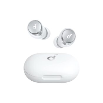Anker Soundcore Space A40 Auto-Adjustable Active Noise Cancelling Wireless Earbuds - White