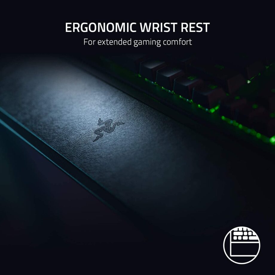 Razer BlackWidow V3 Mechanical Gaming Keyboard - Green Tactile & Clicky Switches