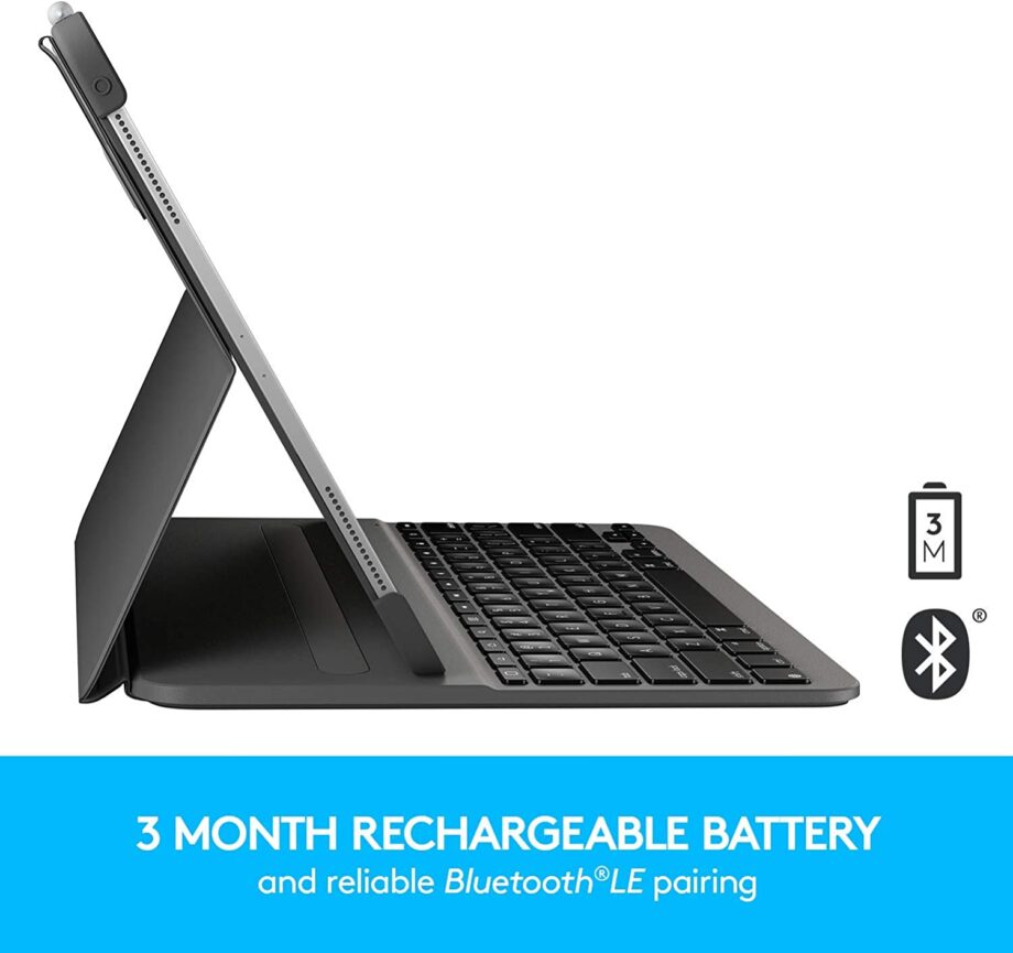 Logitech Slim Folio Pro with Keyboard For Ipad Pro 11-Inch 1st Gen