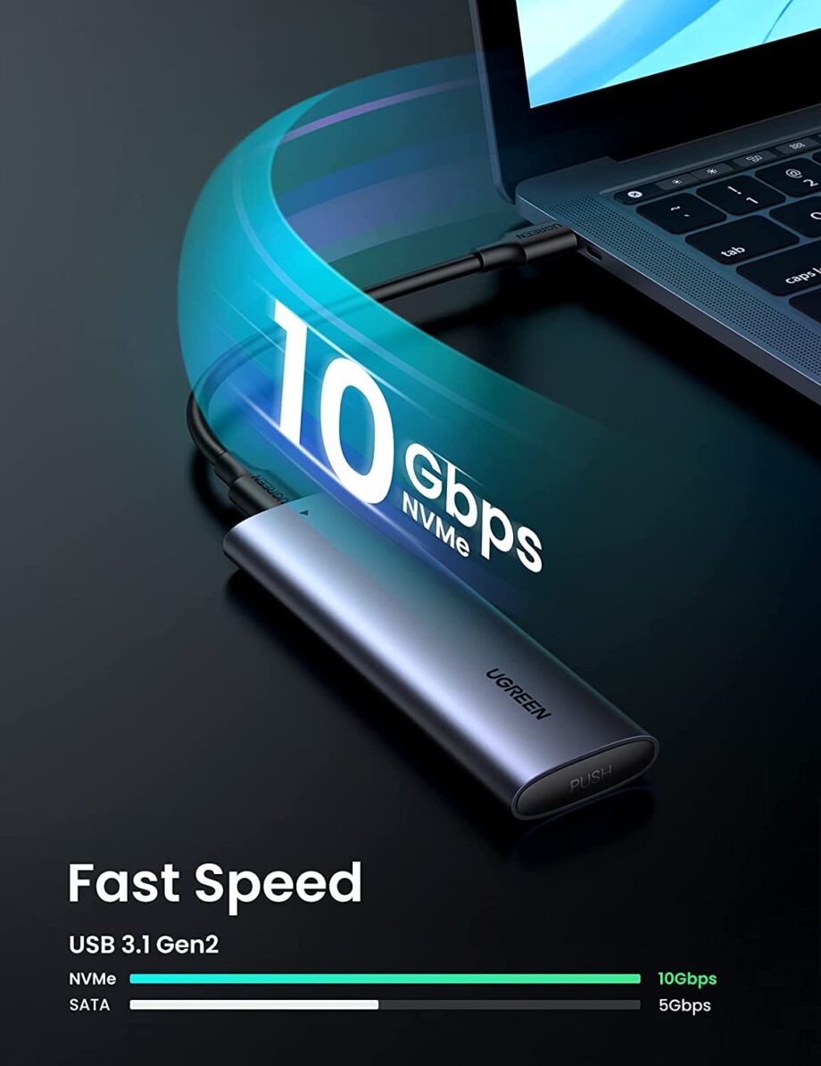 UGREEN USB 3.1 Type-C GEN 2 to NVMe M.2 SSD Enclosure