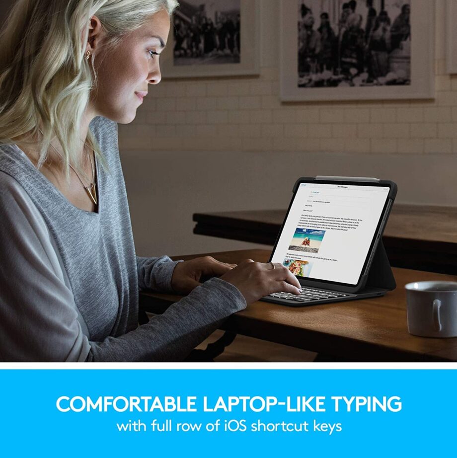 Logitech Slim Folio Pro with Keyboard For Ipad Pro 11-Inch 1st Gen