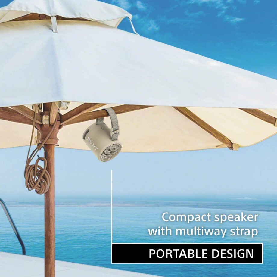 Sony SRS-XB13 EXTRA BASS Wireless Portable Speakerphone - Beige