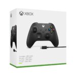 Xbox Wireless Controller + USB-C Cable – Carbon Black