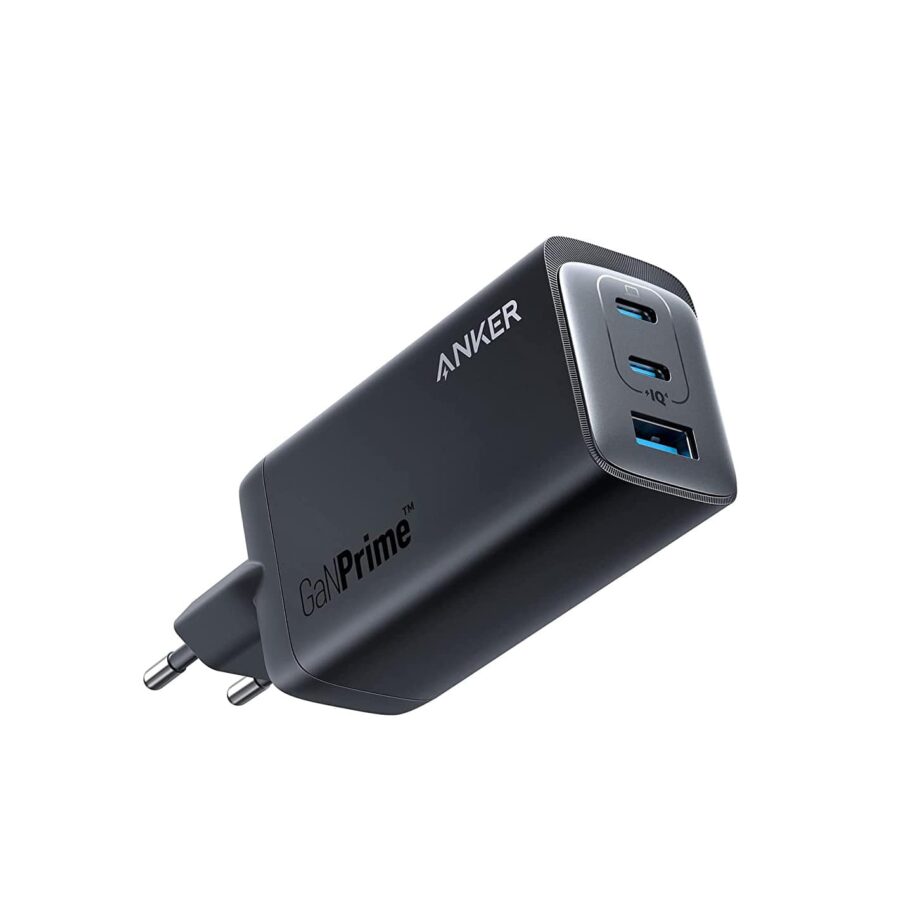 Anker 737 GaNPrime 120W 3-Port Fast Compact Foldable Wall Charger - Black