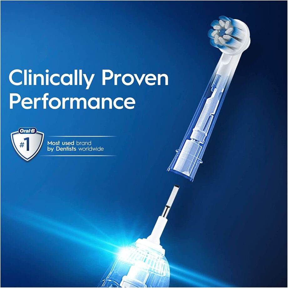 Oral-B Sensitive Clean Electric Toothbrush Heads with CleanMaximiser Technology - 12 Pack