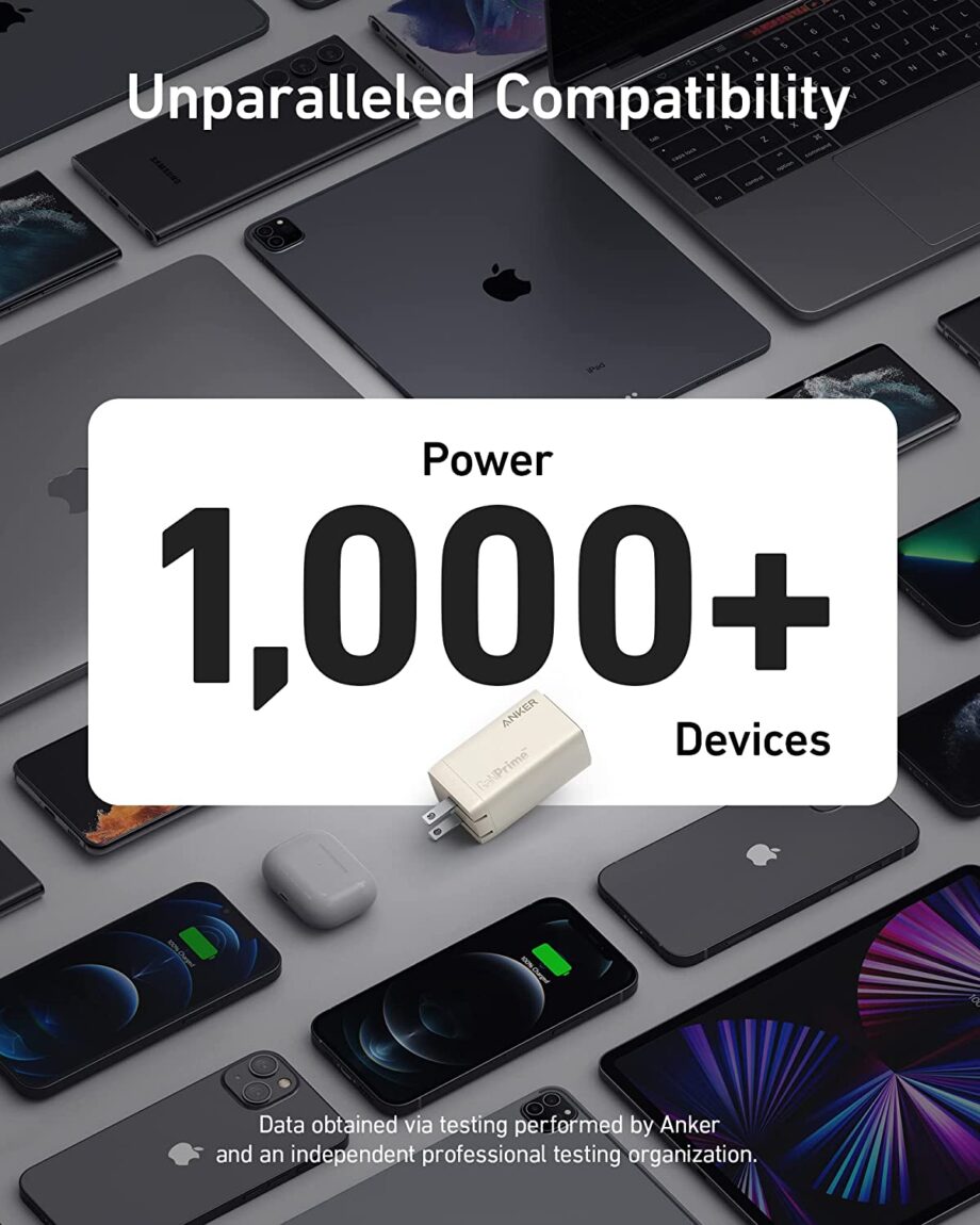Anker 735 GaNPrime 65W 3-Port Fast Charger - Fluid Gold