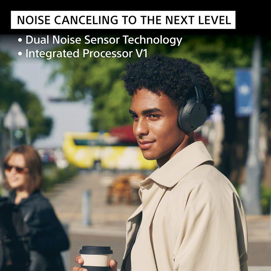 Sony WH-CH720N Wireless Bluetooth Over-Ear Noise Cancelling Headset - Black