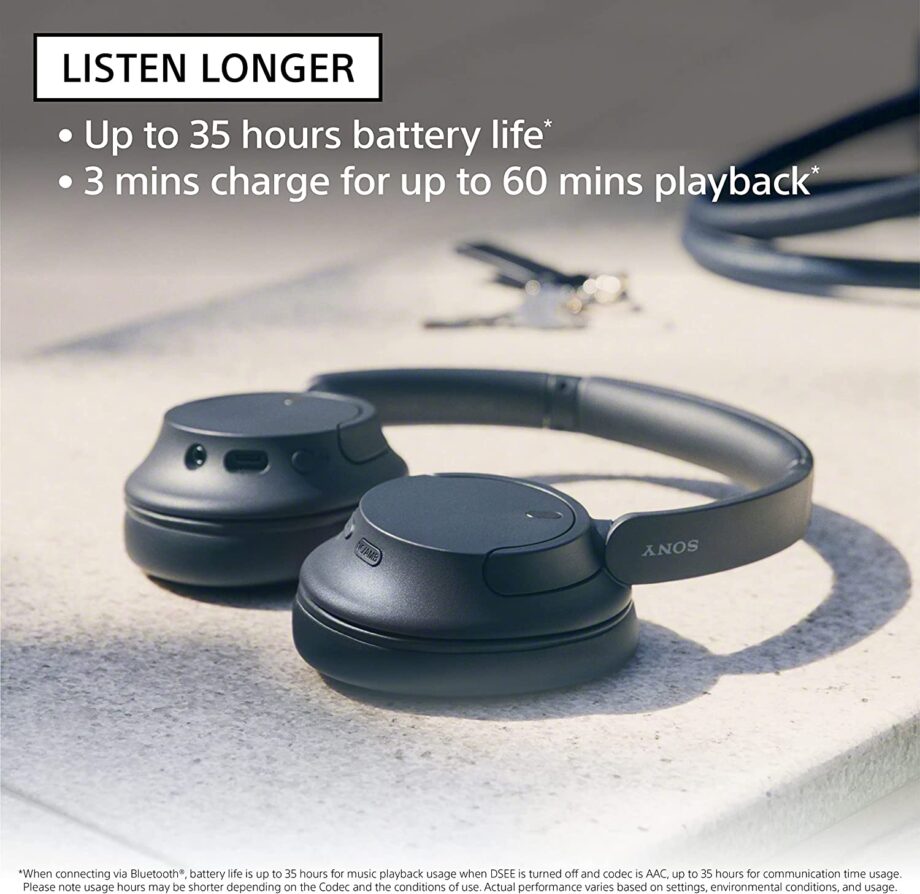 Sony WH-CH720N Wireless Bluetooth Over-Ear Noise Cancelling Headset - Black
