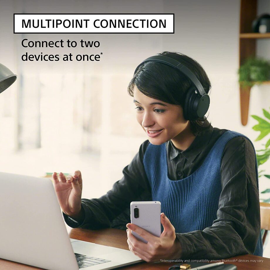 Sony WH-CH720N Wireless Bluetooth Over-Ear Noise Cancelling Headset - Black